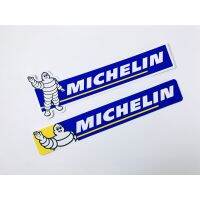 สติ๊กเกอร์ Michelin 2ชิ้น สติกเกอร์ มิชลิน แต่งรถ ติดรถ รถมอเตอร์ไซค์ รถยนต์ รถซิ่ง JDM PVC Sticker Racing Car Motorbike