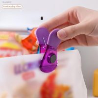 ♛ 6PCS Magnetic Fridge Magnets Food Sealing Folder Home Food Fast Food Clip Bag Snack Storage Seal Bag Clip Kitchen Tool