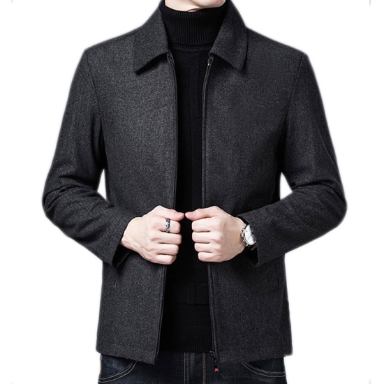 Áo khoác parka nam vải dạ lông cừu cao cấp (dáng lửng) Cremiuex | | Thời  trang nam xuất khẩu NAMFASHION