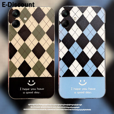 กรณีโทรศัพท์สำหรับ Galaxy A04E ปกการ์ตูน Rhombus แบบ TPU Soft แฟชั่นกันกระแทกปกหลังปลอกสำหรับ GalaxyA04E ซิลิโคนกรณีคู่