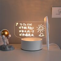 ™ Dorm Room Essentials Rewritable Night Light Cute Decor Creative Mood Light Girls Room Stuff Night Lamp Desktop Ornament Kid Gift