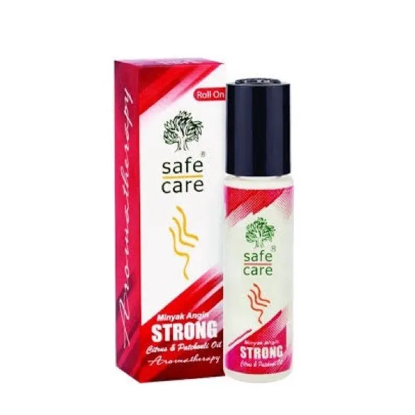 Safecare Minyak Angin Strong Citrus And Patchouli Oil Roll On Aromatherapy Safe Care 10ml 4050