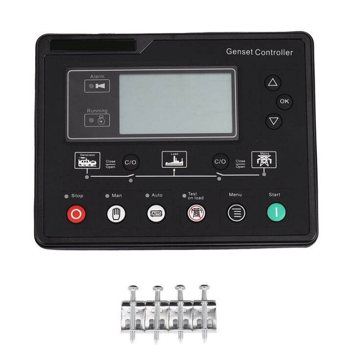 6120U Generator Set Controller LCD Automatic Start Genset Control Box