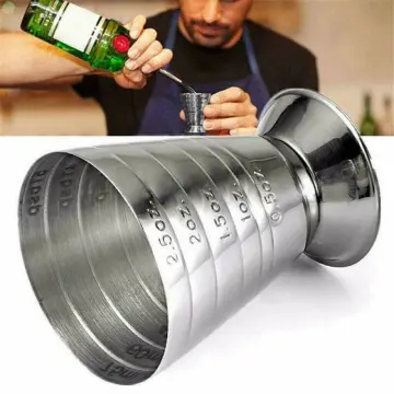 10/20ml or 20/40ml cocktail shaker measuring cup kitchen bar tool scale cup  beverage alcohol