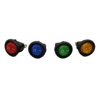 20mm KCD1 Led Switch 20A 12V Light Power Switch Car Button Lights ON/OFF 3pin Round Rocker Switch