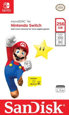 SanDisk microSDXC for the Nintendo Switch 256GB (SDSQXAO-256G-GN3ZN) Memory เมมโมรี่ Game Nintendo Switch Lifetime Warranty