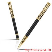 Fashion Design Full Metal Brand Brass Roller Ballpoint Pen Business Men Gift Writing Pen Buy 2 Send Gift