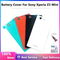 ฝาครอบกระจกหลังที่อยู่อาศัยประตูสำหรับ Sony Xperia Z3 Compact Z3 D5833 D5803ขนาดเล็ก M55w เคสประตูหลัง Z3mini ฟิล์มป้องกันสำหรับโซนี่