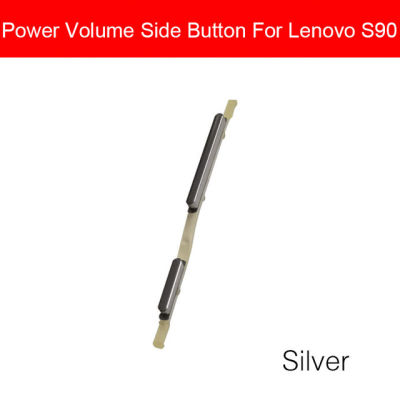 ปุ่มควบคุมพลังงานปุ่มด้านข้างสำหรับ Lenovo Sisley S90ปุ่มสวิทช์ระดับเสียงด้านข้างอะไหล่โทรศัพท์มือถือซ่อมแซม