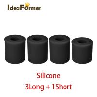 +【】 3D Printer Parts High Temperature Silicone Solid Sp Hot Bed Leveling Column 3Pcs Long +1PC Short For CR10/CR10S Ender-3