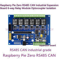 1 RPi-Zero-Relay-RS485ราสเบอร์รี่พายศูนย์ RS485สามารถอุตสาหกรรมคณะกรรมการการขยายตัว6-Way โมดูลรีเลย์ Optocoupler แยก