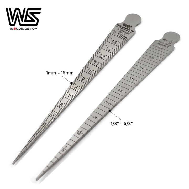 ws-ของแท้อุปกรณ์ตรวจวัดเกจวัดความเรียว1-15มม-ช่องรูช่องกว้างช่องรูขนาดไม้บรรทัดเชื่อม