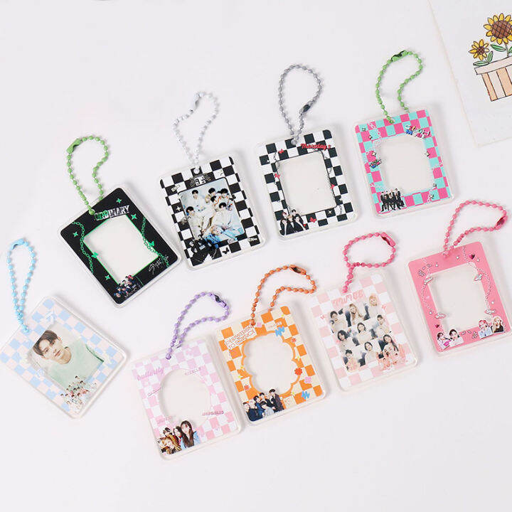 Kpop BTS ENHYPEN Twice Seventeen TXT Nct 1 Inch Photocard Holder