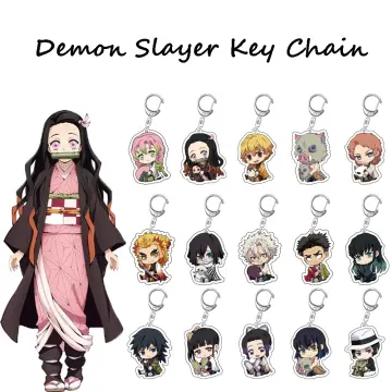 LFashion Anime Demon : Kimetsu No Yaiba Key Chains Two-sided Keychain  Cosplay Acrylic Pendant Keyring