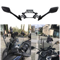 NEW2022 Motorcycle Modified cket Side Mirrors for Yamaha XMAX X-max 250 300 CNC Aluminum Front Stand Holder Phone cket