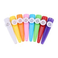 96 Pieces Plastic Kazoos 8 Colorful Kazoo Musical Instrument, Good Companion for Guitar, Ukulele, Violin (96 Pieces)