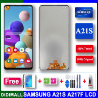 100% ทดสอบเดิม A21S หน้าจอแสดงผลสำหรับ Samsung Galaxy A21S จอแสดงผล LCD Touch Screen Digitizer สมัชชาสำหรับ Samsung A217 A217F /Ds