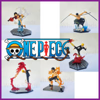 Model One Piece มี 5 แบบ ลูฟี่ โซโล ซันจิ เอส โมเดลวันพีช สุงประมาณ 15-18 CM