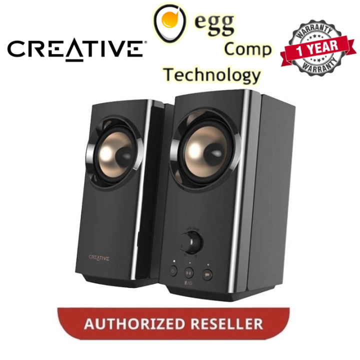 Creative T60 2.0 Compact Hi-Fi Desktop Speakers with Clear Dialog and ...
