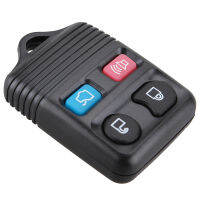 4ปุ่มสีดำ PP Keyless Entry แบบพกพารถ Remote Key Shell Case Fit สำหรับ Ford สะดวกรถอุปกรณ์เสริม Tools