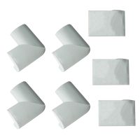 4 x BABY SAFETY CORNER CUSHIONS - DESK TABLE COVER PROTECTOR - SAFE FOR CHILD