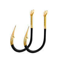 10Pcs ตะขอตกปลาวงกลมเดี่ยว Fishhook อุปกรณ์ตกปลาอุปกรณ์ล่อปลาคาร์พ Fishing Tackle Barbed สีทังสเตน Alloy