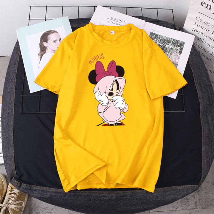 เสื้อยืดแขนสั้นพร้อมส่ง-10สี-ลายการ์ตูน-ขายดีตามเทรนต์-ลายน่ารัก-สีสันสดใส่น่ารัก-ใส่ได้ทั้งหญิงและชาย-s-3xl-ปลีก-ส่ง-bk-478