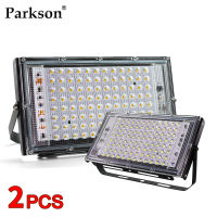 2PcsLot 100W LED Floodlight AC 220V 230V 240V IP65 Waterproof Outdoor Floodlight Spotlight Reflector LED Street Lamp Lighting