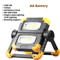 150W LED Work Light USB Rechargeable 5200mAh Outdoor Portable Searchlight Camping Light COB Anti-fall Flood Campe Spotlight