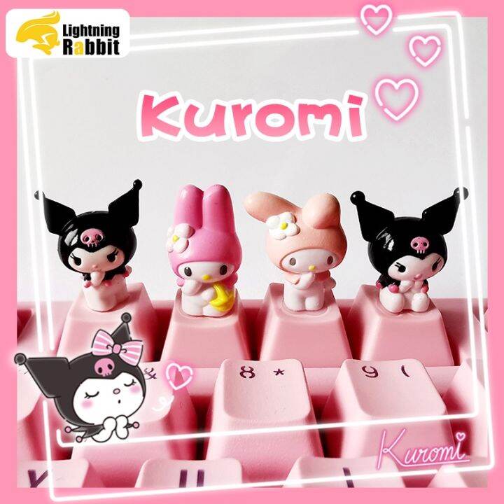 คีย์แคป-keycap-cinnamoroll-dog-ปุ่มกดคีย์บอร์ด-abs-ลายการ์ตูนแมว-kuromi-mymelody-r4-oem-น่ารัก-สร้างสรรค์-diy