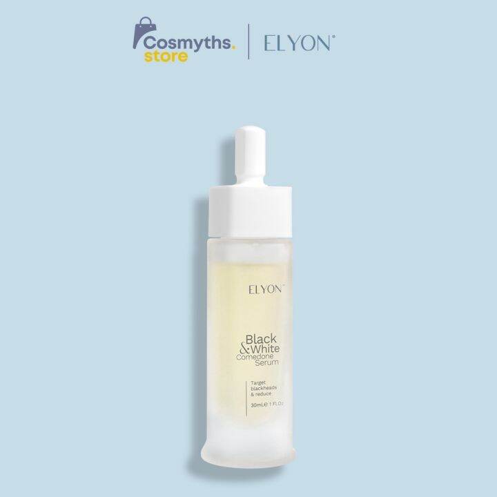Elyon Black & White Comedone Serum 30ml Lazada