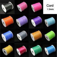 New 10 meters 1.5MM Waxed Leather Thread Wax Cotton Cord String Strap Necklace Rope Bead For Bracelet