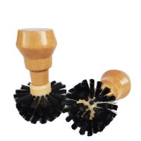 Coffee Machine Powder Bowl Cleaning Brush Solid Wood Handle Cleaning Brush Coffee Machine Cleaning Brush