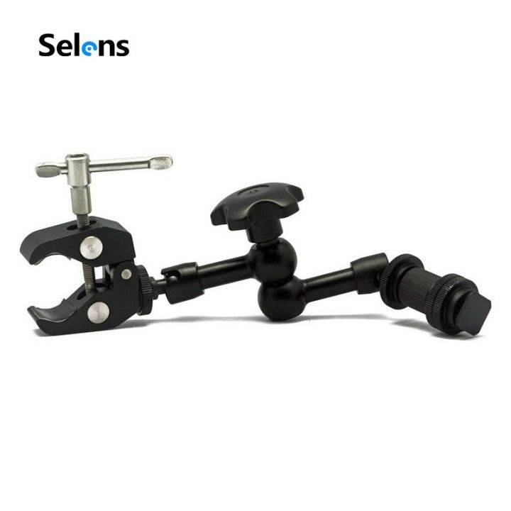 【free Shipping】selens Super Clamp 711 Inches Adjustable Magic