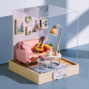 HCMNhà búp bê DIY Doll House-AFTERNOON TEA- Có MICA DỤNG CỤ KEO