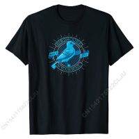 Shirt Blue Canary Birdhouse T-Shirt Classic Comfortable Tshirts Cotton Student Men Tops T Shirt Comfortable