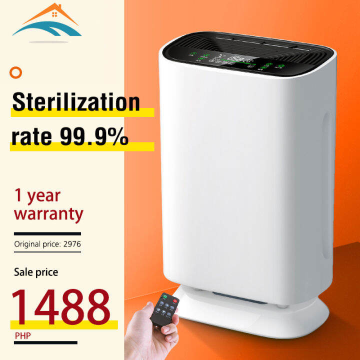 Comprehensive Air purifier LCD display HEPA high efficiency filter