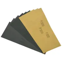 9 Pcs 3000 5000 7000 High Grit Wet And Dry Sandpaper Assortment Drywall Sanding Paper 9 X 3.6 Inch For Car Paint Auto Body Automotive Polishing