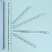 Transparent Plastic Ruler 0-30cm Straight Ruler for Artists Designers Student Architect Engineer Teacher