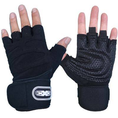 hotx【DT】 Gym Gloves Weight Lifting Training Exercise Cycling Sport Workout for Men