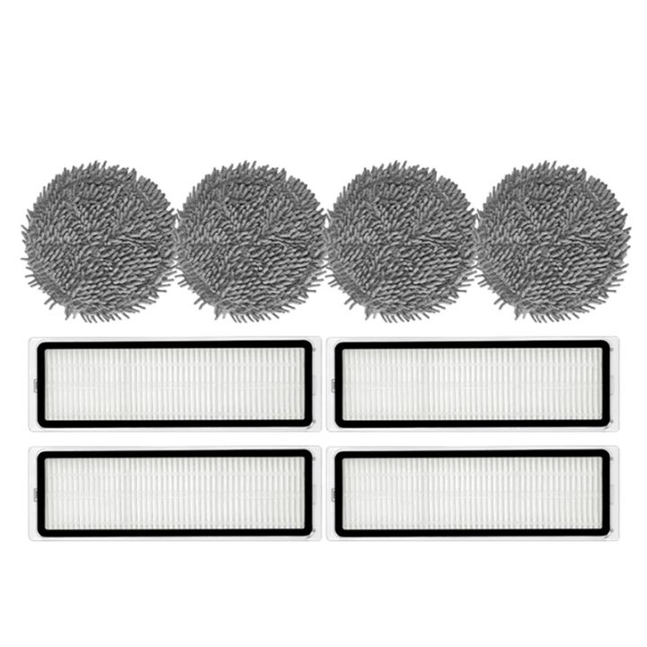 replacement-hepa-filter-mop-cloths-set-for-xiaomi-mijia-self-cleaning-robot-pro-stytj06zhm-spare-parts-accessories