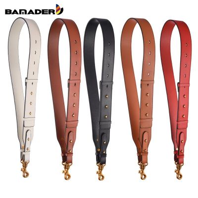BAMADER Wide Shoulder Strap Leather Bag Strap Metal Hook Shoulder Bag Strap New Adjustable 95CM-110CM Bag Accessories