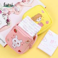 FUTUI ของขวัญ น่ารักดี กระเป๋าหูฟัง หมี กระเป๋าเก็บลิปสติก เคสการ์ด กล่องใส่ผ้าอนามัย กระเป๋าเก็บของลายการ์ตูน สไตล์เกาหลี กระเป๋าแต่งหน้า