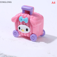 ?ZONGLONG? บ้านตุ๊กตากระเป๋าเดินทางขนาดเล็กสำหรับ1 12กล่องกระเป๋าตุ๊กตาการ์ตูนบ้านตุ๊กตาอุปกรณ์ตกแต่งบ้านเฟอร์นิเจอร์