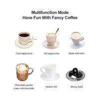 Automatic Milk Frother Frothing Foamer Chocolates Mixer Cold/Hot Latte Cappuccino Fully Automatic Milk Warmer EU Plug