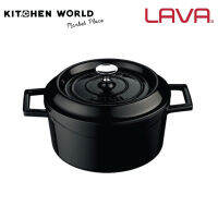 Lava LV Cast ironY TC 10 K2 BL Mini Casserole 10 cm. Black / หม้อเหล็กหล่อ