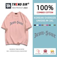 TrendSir ?พร้อมส่ง? เสื้อโอเวอร์ไซส์ มาใหม่ เสื้อยืดนักเรียนหลากหลายใช้ได้ในหน้าร้อ มี7สี M-3XL