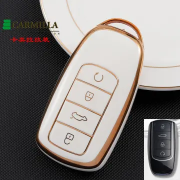  Soft TPU Car Key Case Cover, for Chery Tiggo 8 Pro Tiggo 8plus  New 5 Plus 7 pro 4 Button Keyless Entry Smart Key Protector Shell :  Automotive