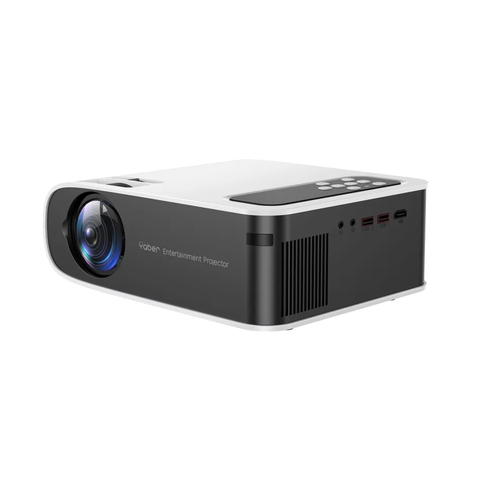 YABER Pro V8 4K Projector with WiFi 6 and Bluetooth 5.0 450 ANSI Outdoor  Projector Portable