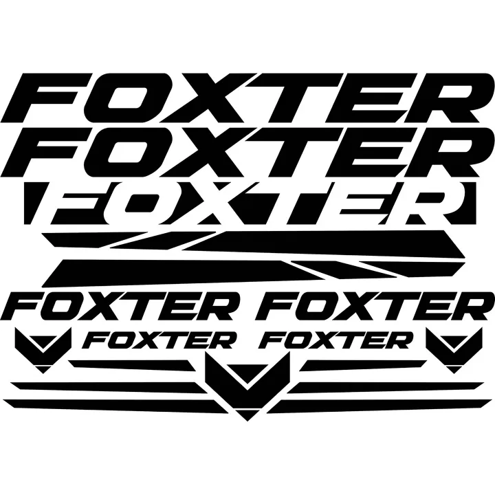 foxter bike sticker